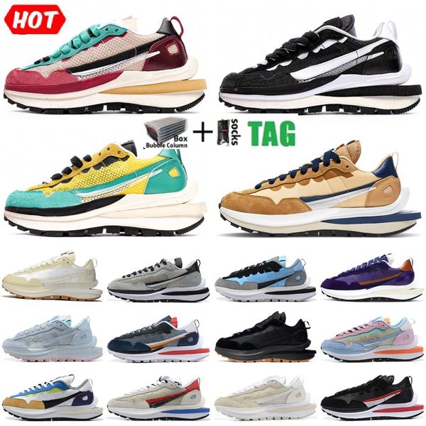 

2022 lvd waffle daybreak run shoes trainers mens sneakers for women fashion designer breathe tripe black sports