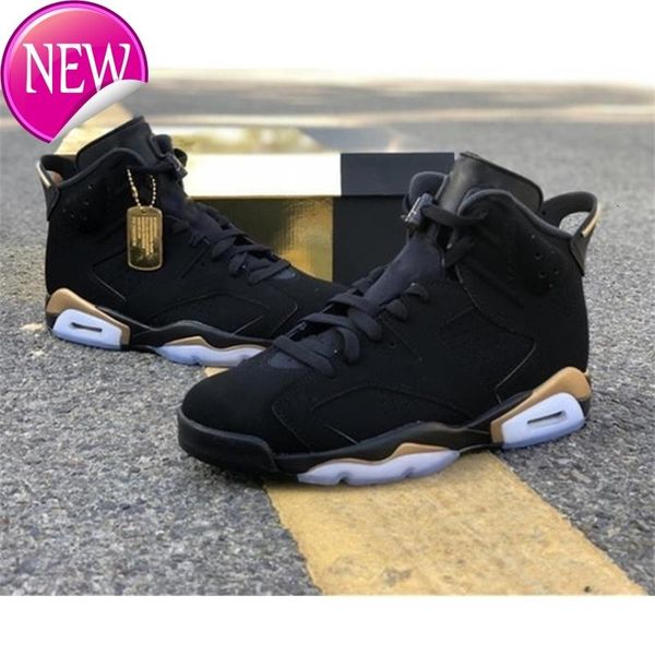 

men dmp 6 released gold outdoor metallic black 23 retro basketball ct4954 -007 sport 6s quality shoes size 7 ~13 udubq e