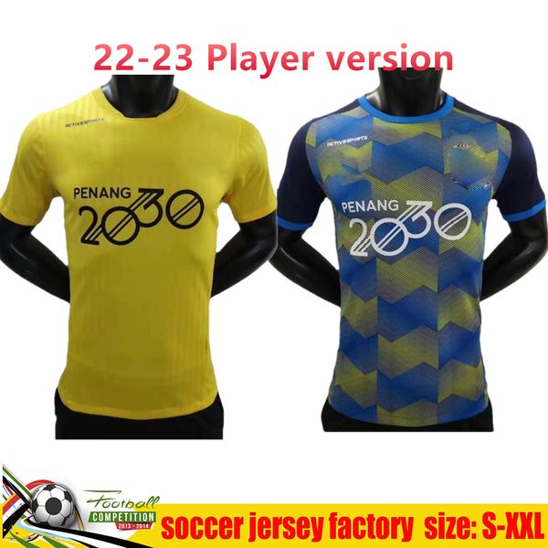 

2023 johorsoutherntigers soccer jersey player version 2022 2023 johor darul ta'zim home away jerseys penang fa football shirts selangor, Black;yellow