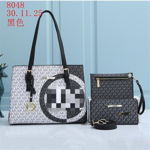 

michaels kor mks ggss louisss vuttonss lvss 3 piece set bags women crossbody handbag purses lady tote bag coin purse three item le267f