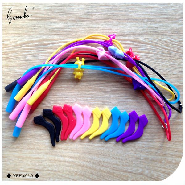 

lymouko 1 set lovely protect elastic kid child sports silicone strap glasses spectacle cord string non slip ear hook holder 220615