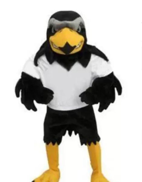 

deluxe plush falcon mascot costume size eagle mascotte mascota carnival party, Red;yellow