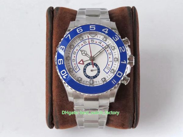 

4 style vrf maker watches cal.4161 movement 44mm 116681 116680 116688 904l steel chronographmechanical automatic mens watch men's wris, Slivery;brown