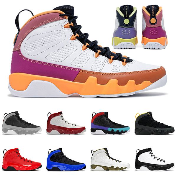 

change the world 9s mens basketball shoes racer blue chile red bred statue jumpman 9 retro unc mens trainer