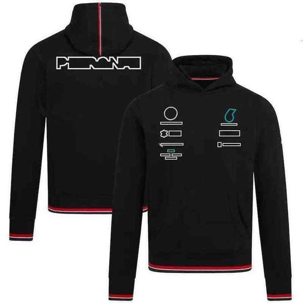 

hoodie 2022 f1 sweter formula 1 penggemar tim balap motor olahraga musim semi gugur pria/wanita besar dapat, Black