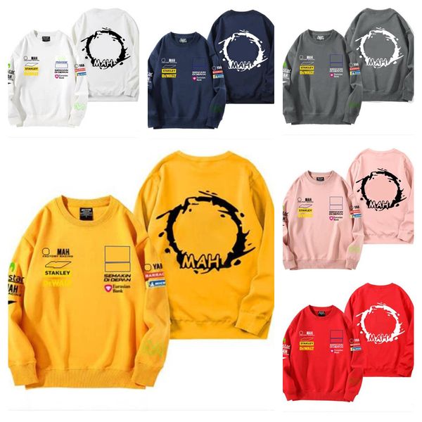

2022 new motorcycle hoodie spring and autumn team round neck sweater spot sales