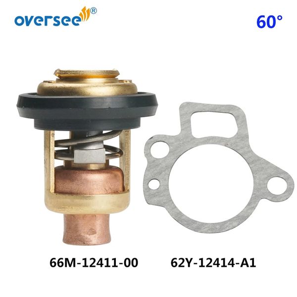

66m-12411 thermostat 60 degrees 140f spare parts for yamaha outboard motor 4 stroke 66m-12411-00 6f5-12411-03