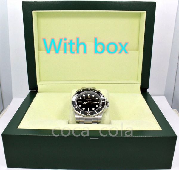 

fashion waterproof 114060 watches a brand-new no date ceramic 40mm stainless steel watch box & card automatic movement diver men's bf w, Slivery;brown