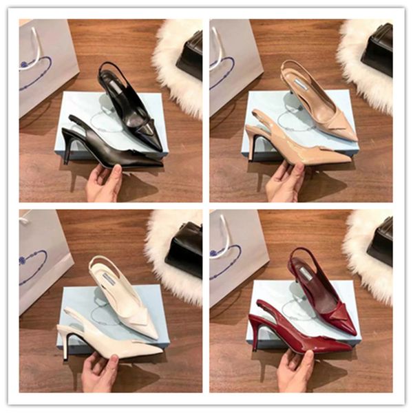 

2021 good quality fashion women luxurys designers shoes de4igner sandals womens luxury high heels sandal dress shoess with box size 35-41, Black