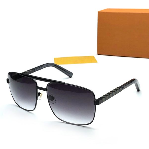 Klassische Sonnenbrille für Männer und Frauen, quadratischer Rahmen, Designer-Unisex-UV400-Schutz, goldene Brillengestelle, Brillen werden mit Box geliefert