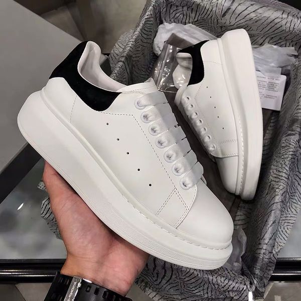 

shoes white genuine leather platform lace up vintage sole velvet suede sports