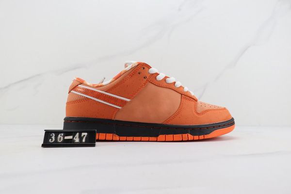 

with box 2022 concepts low running shoes men women orange lobster sports sneaker