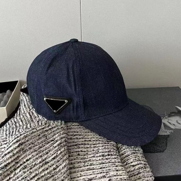 Джинсовая пара хип-хоп крышка металлический треугольник дизайнер Snapback мужчины женщины ведро шляпа унисекс спортивные рыбаки шляпы