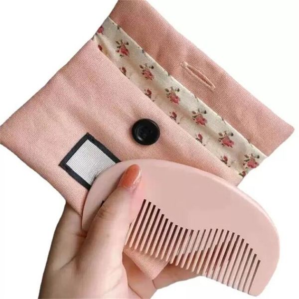 

other fashion accessories mini cute wood hair brush little practical sandalwood comb with gift box for women girls holiday gifts 00888, Silver