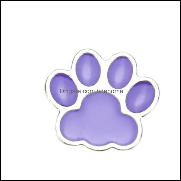 Pinos broches jóias desenho animado animal cão pata de pata forma broches crianças fofas coloras coloras pinos lapela