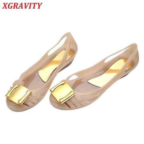 

dress shoes 2022 summer european locked jelly flat fashion pvc beach elegant short wig sandal female 220622, Black