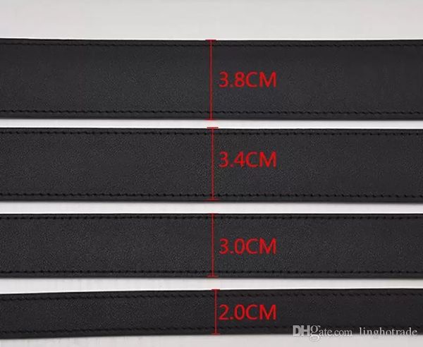 

belts designer belt luxury womens mens fashion classical bronze big smooth buckle real leather strap 2.0cm 3.0cm 3.4cm 3.8cm black color, Black;brown
