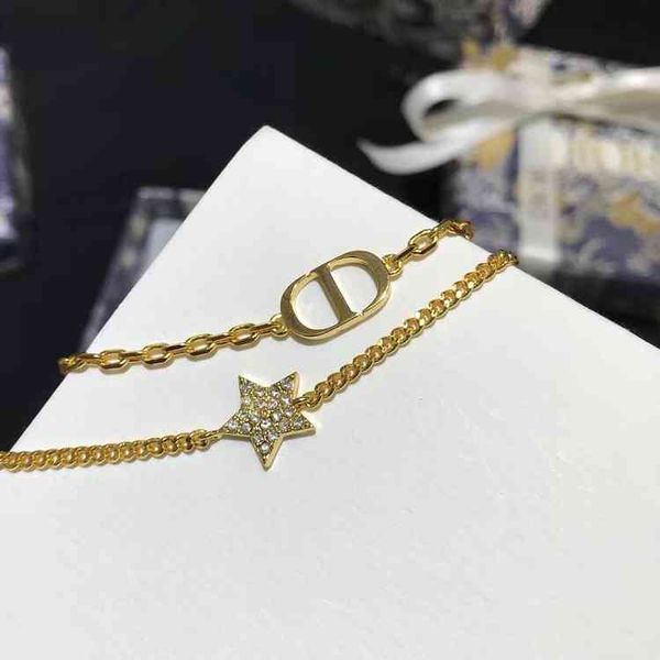 

2022 factory wholesale new home dijia star layer bracelet simple women's bracelet high-grade jewelry, Black