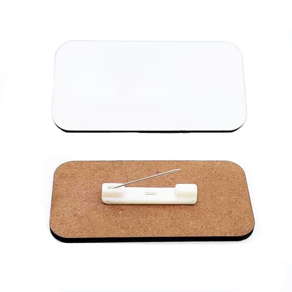

sublimation mdf name tags office supplies blanks badge for work diy personalized card