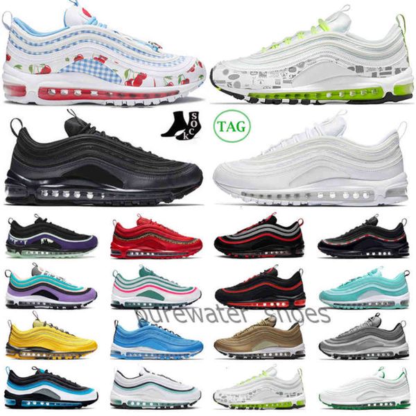 

97s casual shoes men women sean wotherspoon undftd triple black white silver bullet south beach worldwide pine green bred first use mens