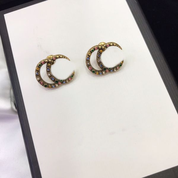 

luxury pearl earrings transparent natural stone design all-match fashion temperament girl birthday party, Golden;silver