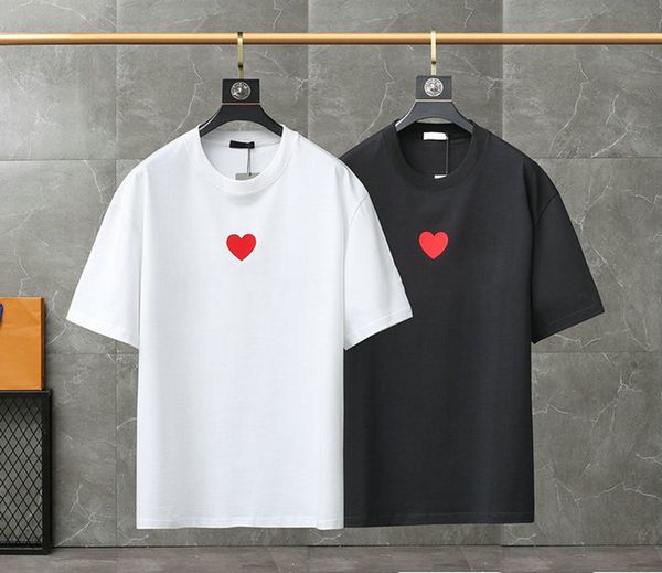 

women's t-shirt summer new all-match round neck love print casual short-sleeved couple t-shirt european size xs-l, White