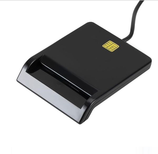 Portátil USB 2.0 Smart Card Reader DNIE ATM CAC ID ID BANCO CONECTOR CARDE SIM SIM PARA OS LEITORES DE PLAPLE elevadores do Windows Linux