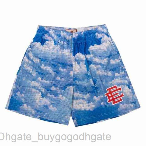 

fashion brand eric emanuel men's shorts ee summer luxury basic short designers newyork city skyline loose fitness beach breathable wome, White;black