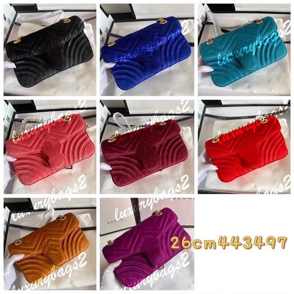 

designer handbags fashion shoulder bags tote bag purses 26cm 8 colors velvet wallet reverse dark light effect backpack handbag