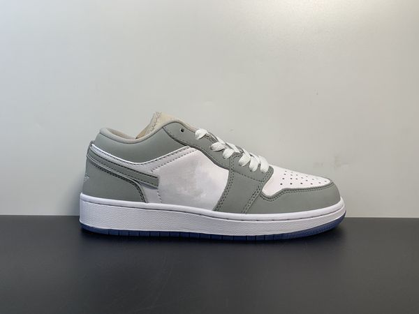

shoes womens basketball jumpman 1s low wolf grey colorway genuine leather upper rubber sole size 36-46 instock fast ship