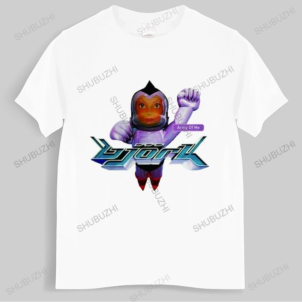 

bjork army of me aphex twin t shirt ens womens tee summer fashion t-shirt men cotton euro size boys gifts 220809, White;black