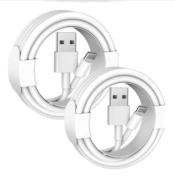 Cavi micro usb-c tipo c ad alta velocità da 1 m 3 piedi cavi di ricarica rapida per sincronizzazione dati per samsung s7 s10 htc huawei xiaomi cavo usb per telefono