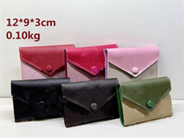 

luxury designer wallet short wallet embossed letters classic coin purse, Red;black