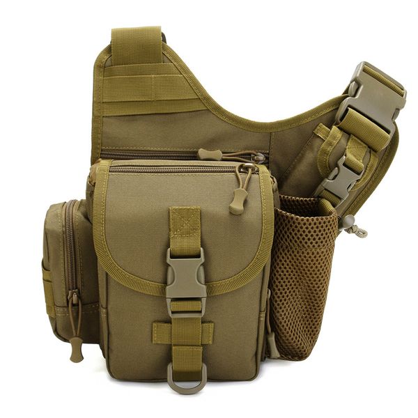 Borsa a tracolla tattica Borsa per fotocamera da esterno da uomo Oxford 900D per arrampicata, campeggio, pesca, trekking, borse multifunzione Molle