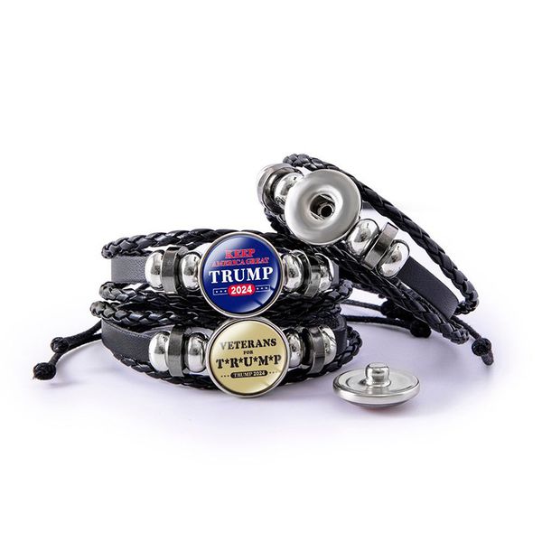 

party favor trump 2024 wristband adjustable strap bracelet