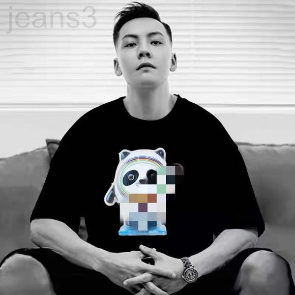 

women's t-shirt designer spring / summer 2022 chen weiting's cartoon printed short sleeve fashion t-shirt couple, White