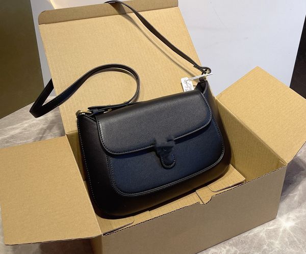 

paris designer brand aircraft box design single shoulder bag leather low-key high-quality women's messenger bag cross body