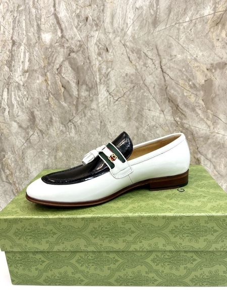 

[ 5a original shoes 1:1 ] new luxury men leather shoes business men's designer dress shoes fashion casual wedding comfortable pointed s, Black