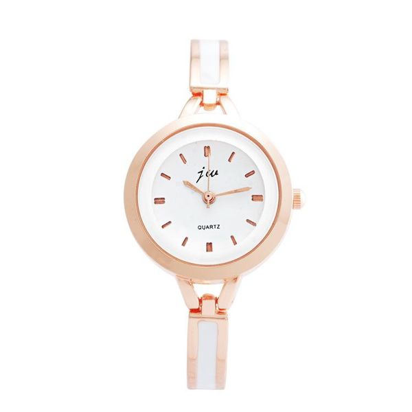 Avanadores de pulso JW Top Brand Women Bracelet Watches Luxury Rose Rose Gold Steel Dress Watch Fashion Casual Alloy Quartz Wristwatcheswrist