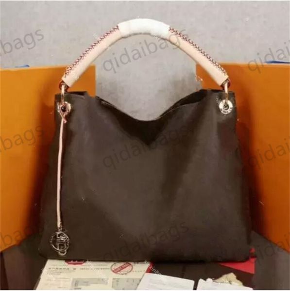 

artsy bags women leather brown handbag luxury designer bag large capacity tote