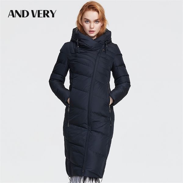 

winter new arrival winter jacket women new style fashion coat thick cotton long winter warm big size coat women t200319, Black