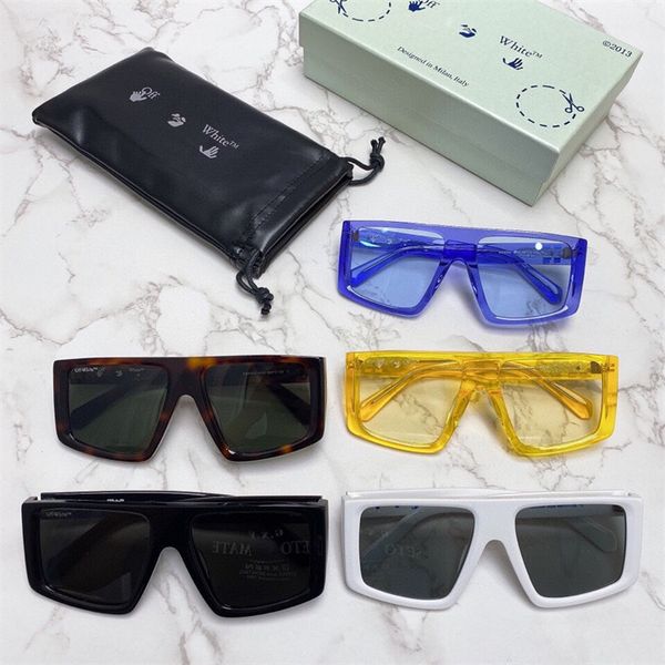 

21 new 66%off sunglasses men's ow box same white women's fashion oeri004 black and white sunglasses, White;black
