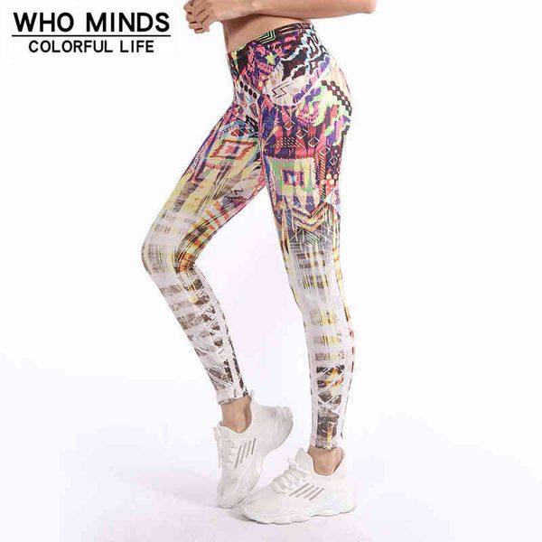 

3d printed cool fitness leggings women sport leggins mujer soft elasticity legging anti cellulite push up pants slim legins l220714, Black