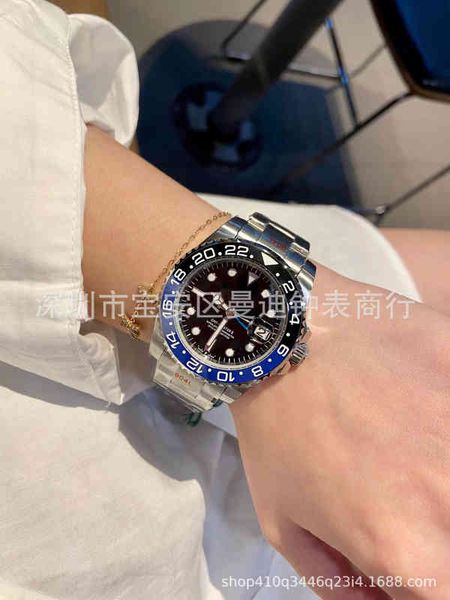 

designer watch r olexs luxury cola ceramic automatic mechanical black blue king