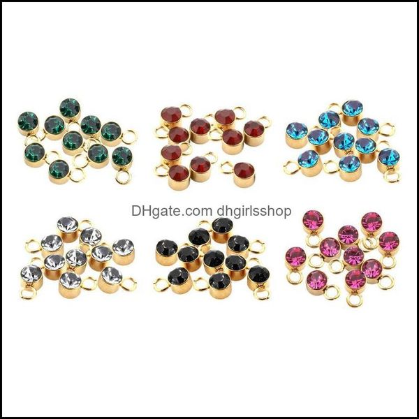 

charms jewelry findings components 10pcs rhinestone pendants diy bag purse decorative drop bead crystal for necklace dhnra, Bronze;silver