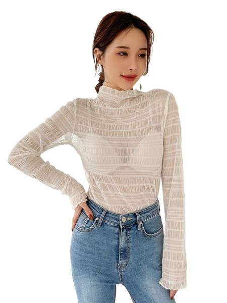 

dazy lettuce trim textured without bra 63mj#, White