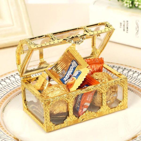 Wrap regalo 1pc Tesoro pirata forma a forma di caramelle Biscuits Contenitori contenitori per gioielli Custodia per la festa di compleanno di navigazione per feste di compleanno