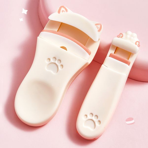 

cute kitten claw eyelash curler long-lasting stereotyped portable press partial eyelash-curler makeup beauty tools lt0198