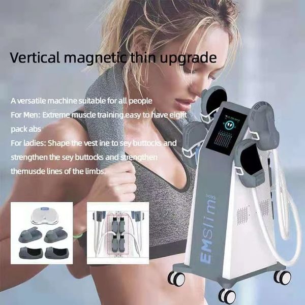 Treinador de músculo eletromagnético de alta intensidade Emslim RF Slimming Machine Moliding e músculos Construindo instrumento de beleza 7 Tesla Smart System para venda