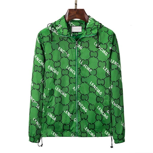 

2023 fashion designer mens jacket spring autumn casual hooded jacket windbreaker jackets #30, Black;brown